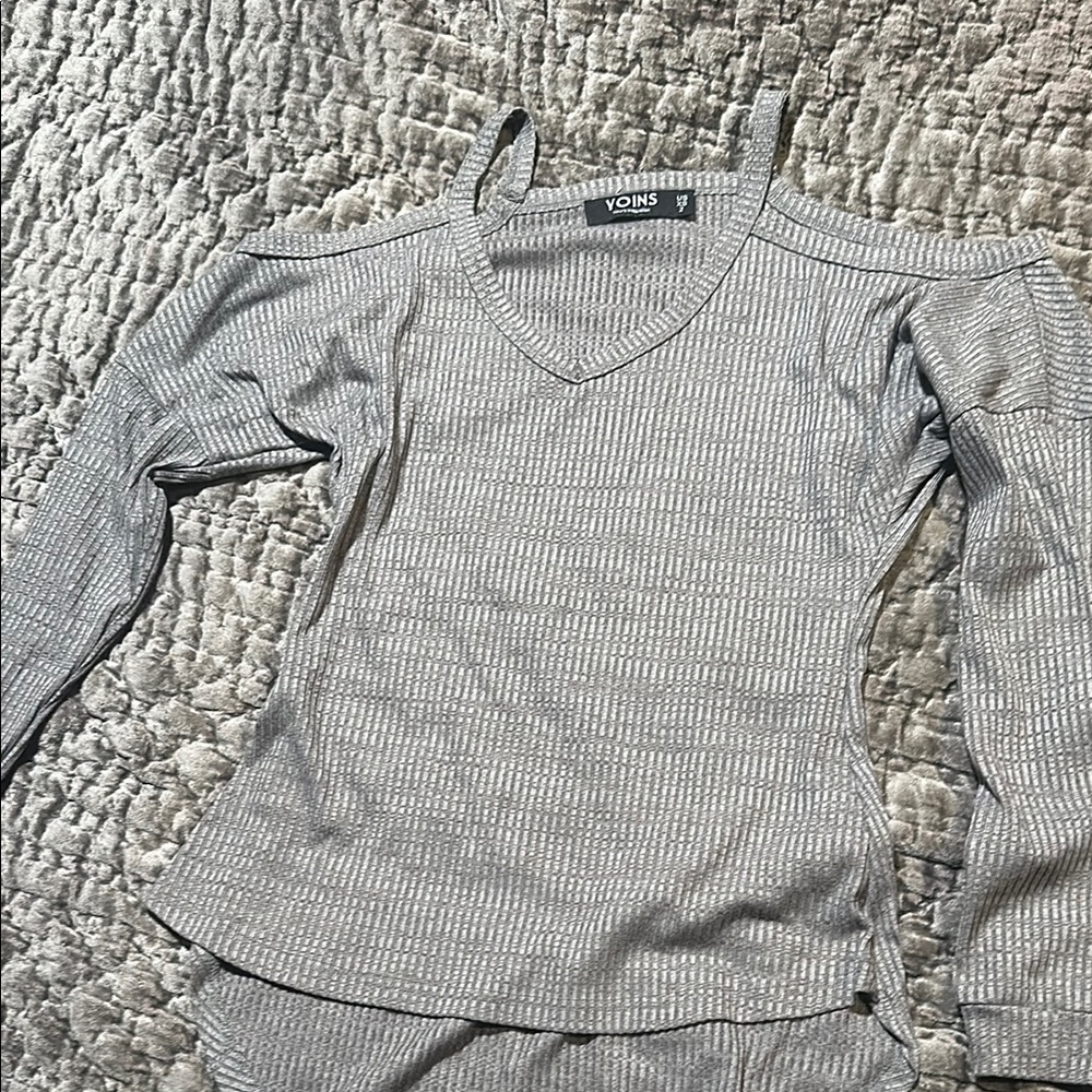 Gray Women's Top